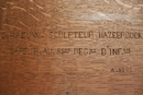 Hunt style Desk in Oak, France 19th century