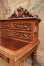 Hunt style Desk in Oak, France 19th century