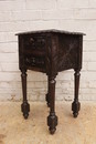 Hunt style Nightstand in Oak, France 19th century