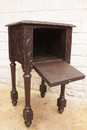 Hunt style Nightstand in Oak, France 19th century