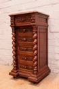 Hunt style Nightstand in Oak, France 19th century