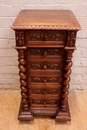 Hunt style Nightstand in Oak, France 19th century