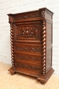 Hunt style Desk in Oak, France 19th century