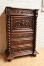 Hunt style Desk in Oak, France 19th century