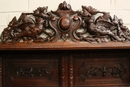 Hunt style Server in Oak, France 19th century
