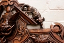 Hunt style Cabinet in Oak, France 19th century