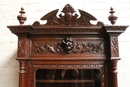 Hunt style Bookcase in Oak, France 19th century