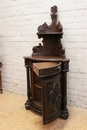 Hunt style Corner cabinet in Oak, France 19th century