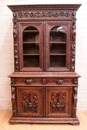 Hunt style Cabinet in Oak, France 19th century