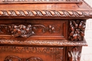 Hunt style Cabinet in Oak, France 19th century