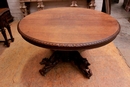 Hunt style Table in Oak, France 19th century