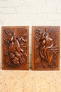 Hunt style Wall panels in Oak, France 19th century