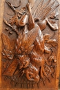 Hunt style Wall panels in Oak, France 19th century