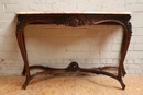 Louis XV style console in Oak, France 19th century