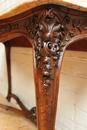 Louis XV style console in Oak, France 19th century