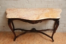 Louis XV style console in Oak, France 19th century