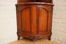 Louis XVI corner Cabinet in Oak, France 19th century