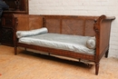 Louis XVI style Day bed in Oak, France 19th century