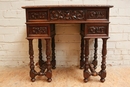 Renaissance style Desk in Oak, France 19th century