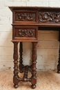 Renaissance style Desk in Oak, France 19th century