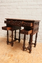 Renaissance style Desk in Oak, France 19th century