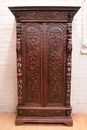 Renaissance style Armoire in Oak, France 19th century