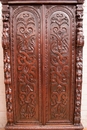 Renaissance style Armoire in Oak, France 19th century
