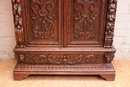Renaissance style Armoire in Oak, France 19th century