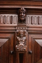 Renaissance style Cabinet in Oak, Belgium 19th century