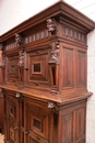 Renaissance style Cabinet in Oak, Belgium 19th century