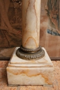 Louis XVI style Pedestal in onyx and bronze, France 19th century