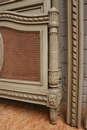 Louis XVI style Bed in paint wood, France 19th century