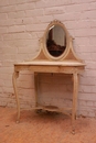 Louis XVI style Vanity in paint wood, France 1900