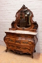 Louis XV style Bedroom in Walnut, France 19th century