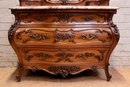 Louis XV style Bedroom in Walnut, France 19th century