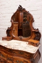 Louis XV style Bedroom in Walnut, France 19th century