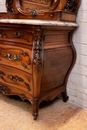 Louis XV style Bedroom in Walnut, France 19th century