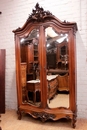 Louis XV style Bedroom in Walnut, France 19th century