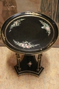 style Flower table in paint wood, France 1920