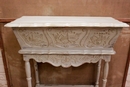 Provencal style Trunk in paint wood, France 1900