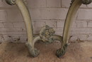 Louis XV style Console in paint wood, France 19th century