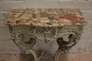 Louis XV style Console in paint wood, France 19th century