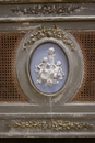 Louis XVI style Bed in paint wood, France 19th century