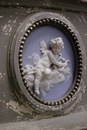 Louis XVI style Bed in paint wood, France 19th century