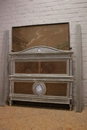 Louis XVI style Bed in paint wood, France 19th century