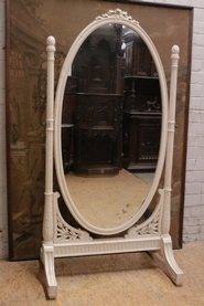 Paint Louis XVI cheval mirror