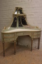 Louis XVI style Corner cabinet in paint wood, France 19th century