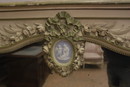 Louis XVI style Mirror in paint wood, France 19th century