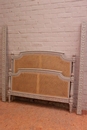 Louis XVI style Bed in paint wood, France 19th century