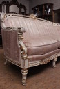 style Sofa in paint wood, France 1900